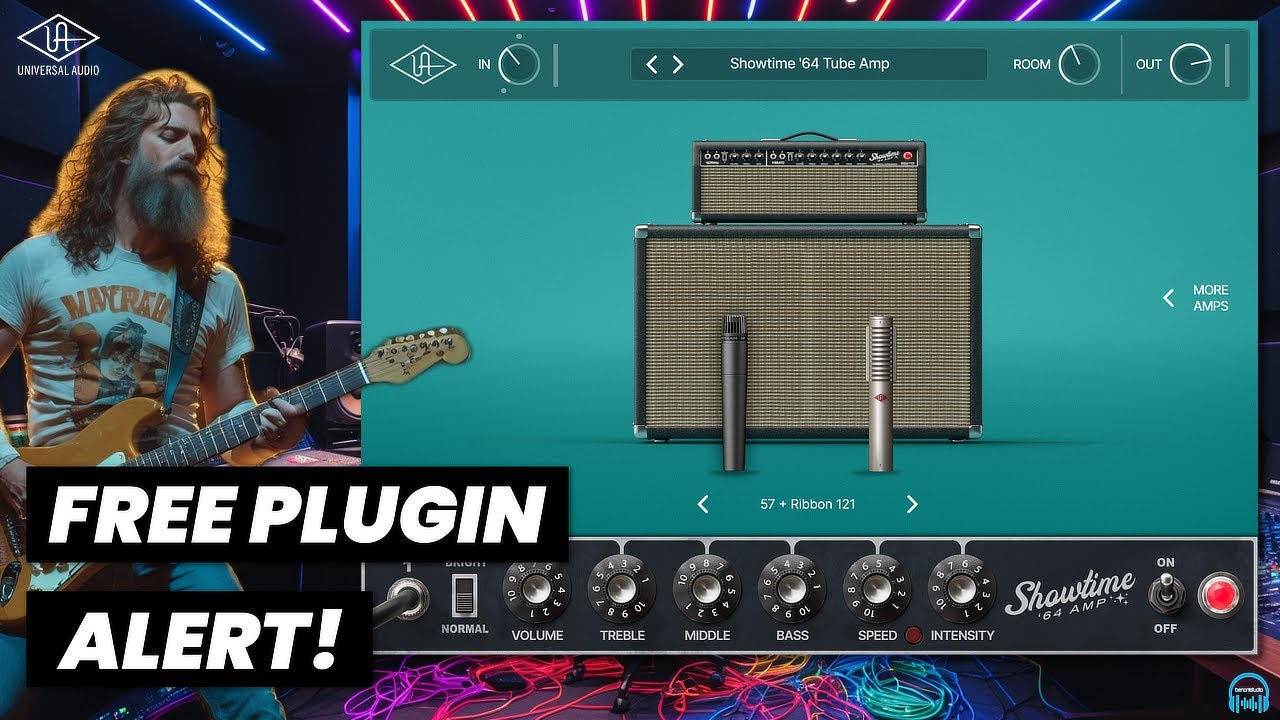 БЕСПЛАТНЫЙ ПЛАГИН - UA Showtime '64 Tube Amp (плагин гитарного усилителя)