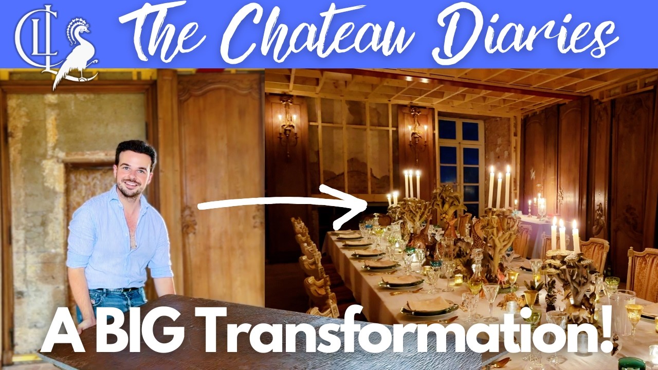 We Transformed Our Unfinished Ch&acirc;teau for Philip&rsquo;s 30th! 🎉🏰🎉