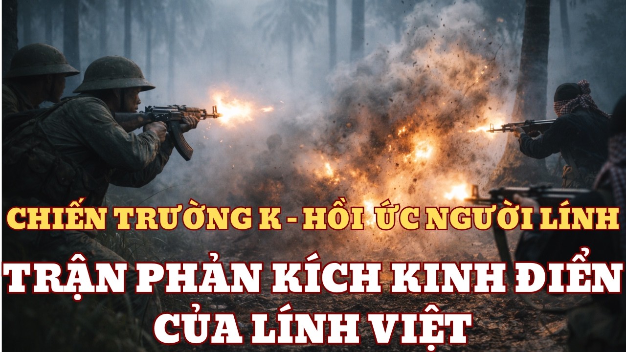 Trận PHẢN KÍCH KINH ĐIỂN Của Lính Việt - Hồi Ức CHIẾN TRƯỜNG K |