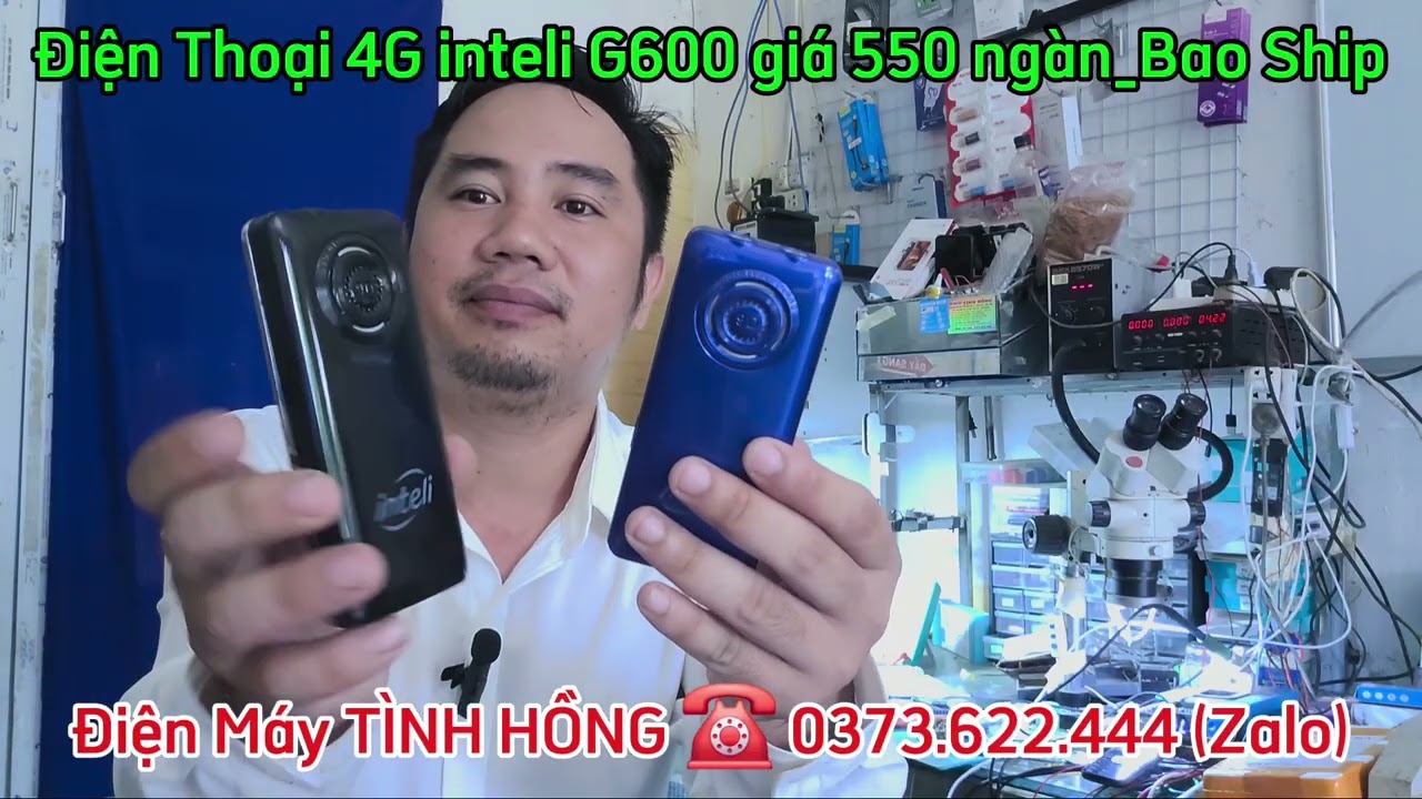 Hướng dẫn Viết Tin Nhắn, Dò Đài FM, các chức năng cơ bản của Điện Thoại 4G inteli G600 - Pin 10 ngày