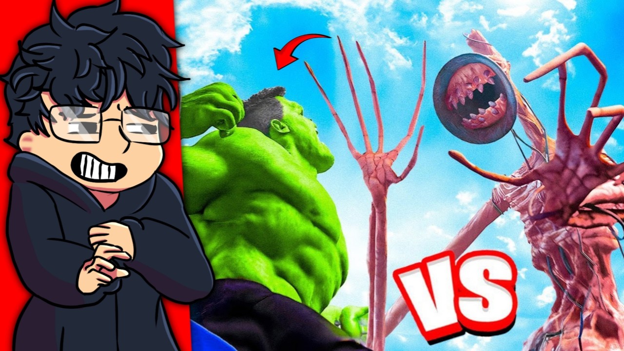HULK VS SIREN HEAD IN REAL LIFE !!