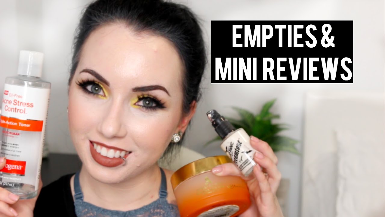 SO MANY EMPTIES. Used up Makeup, Hair & Skincare Products