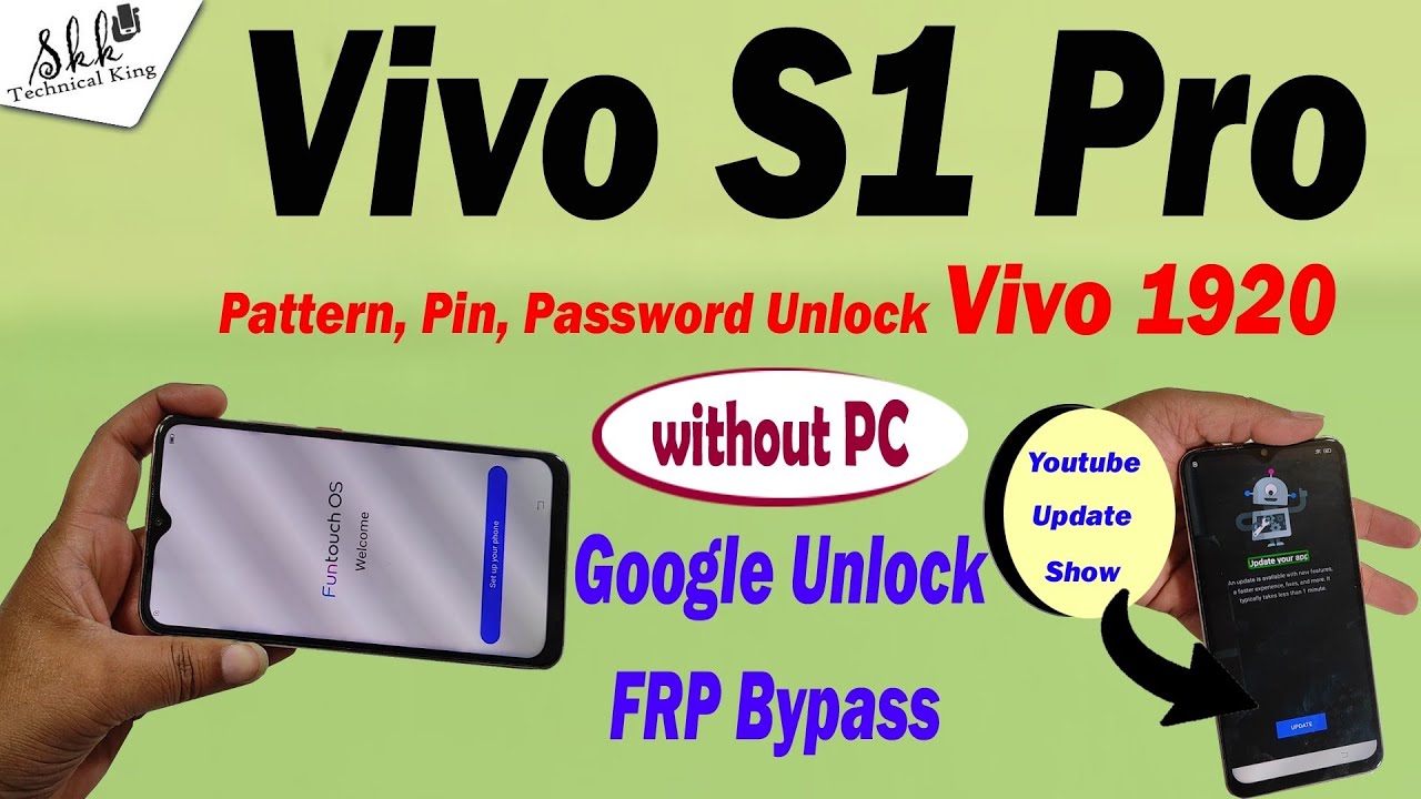 Обход FRP Vivo S1 Pro без ПК (Vivo 1920) Разблокировка Vivo S1 Pro от Google. Шоу обновлений YouT...