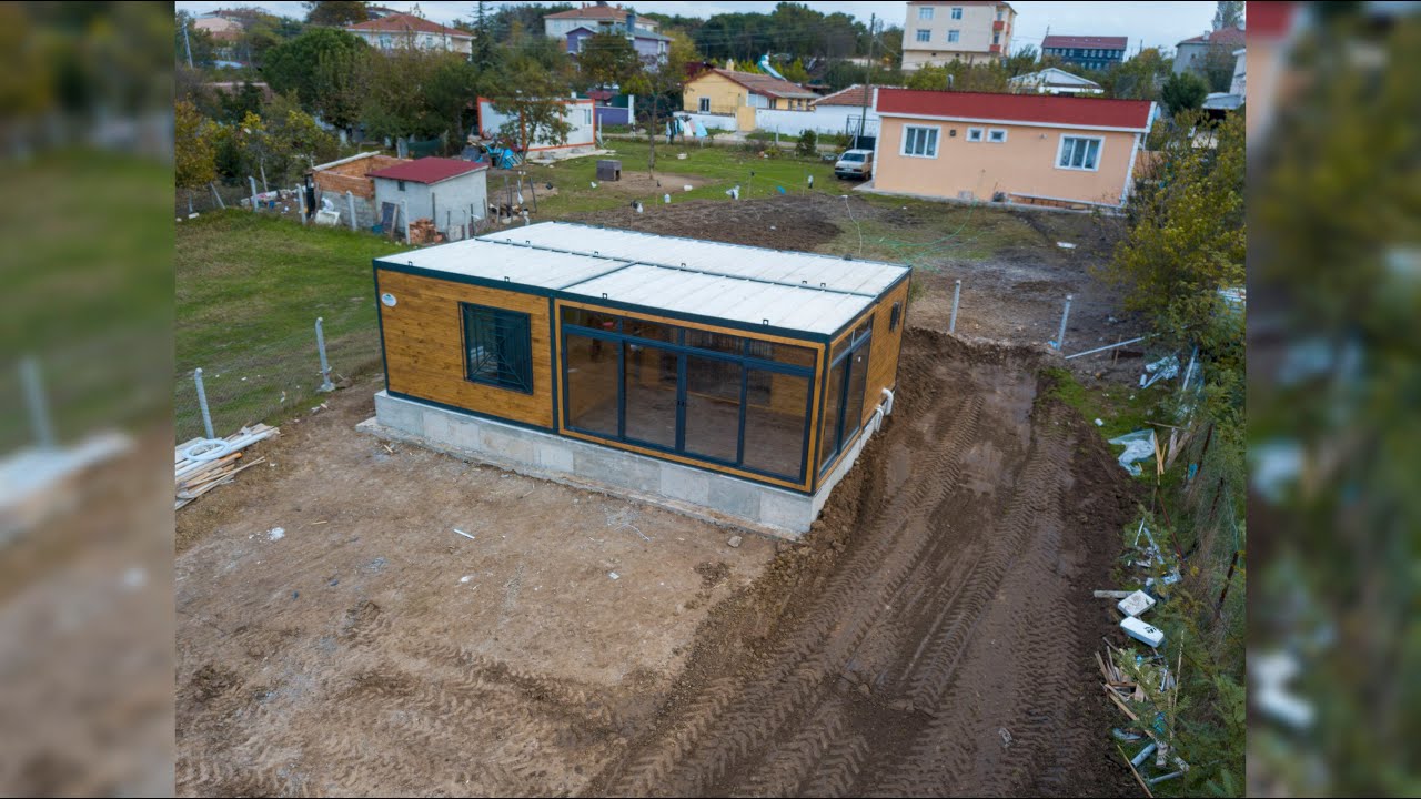 Çorlu-Türkgücü Köyünde Montajı Yapılan Evimizde Yaşam Başladı- Movi Evleri Konteyner Ev/Tiny House