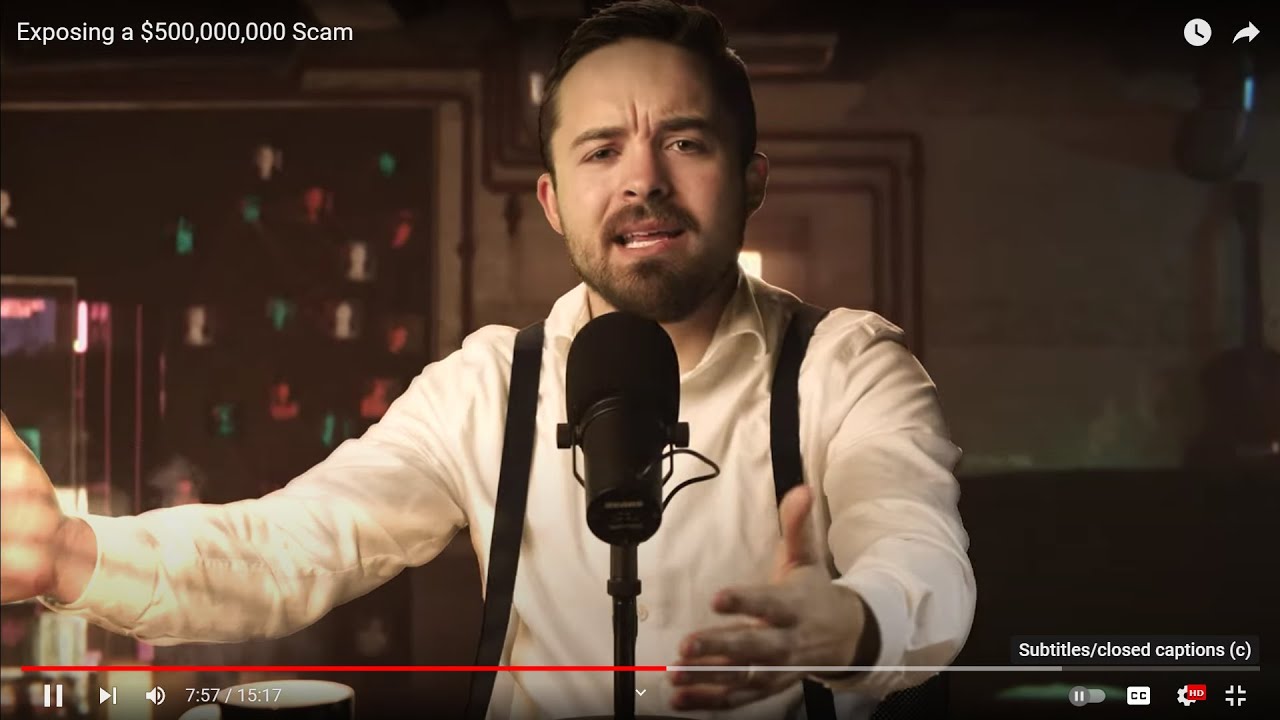 Jonathan seller appears on Coffeezilla - he is famous now - or should that be infamous?
