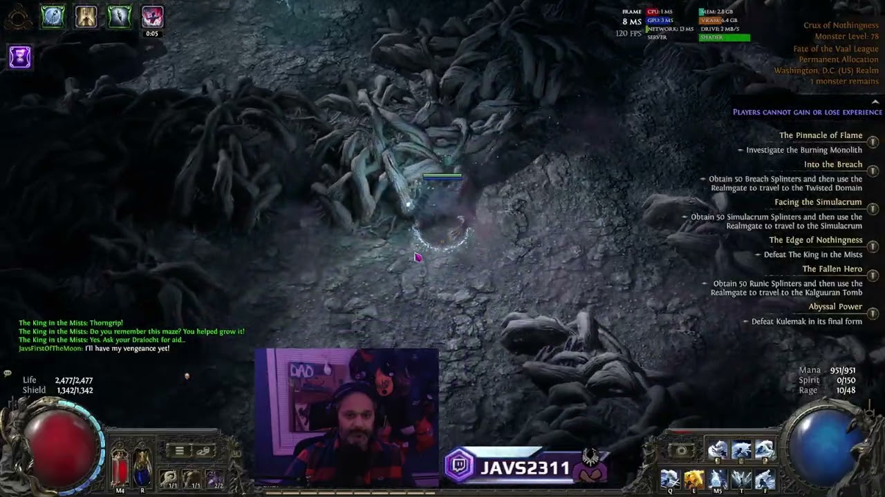 crux of nothingness 50 petition splinter vs moonwolf #pathofexile2 #poe2 #javsontwitch