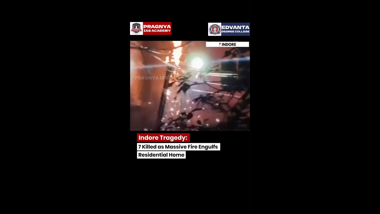 Indore House Fire 🔥 | 7 Dead in Massive Blaze in Brijeshwari Annexe