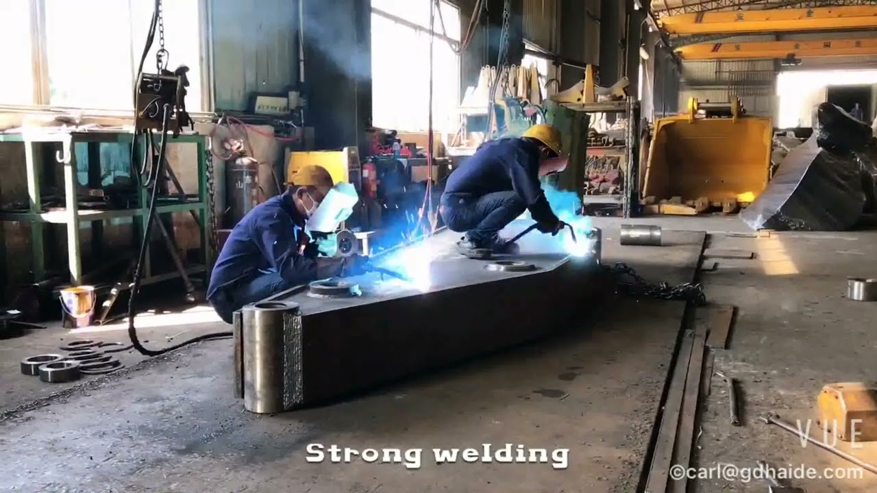 Material Handling Boom and Arm with Scrap Grapple for 30-35ton Excavator