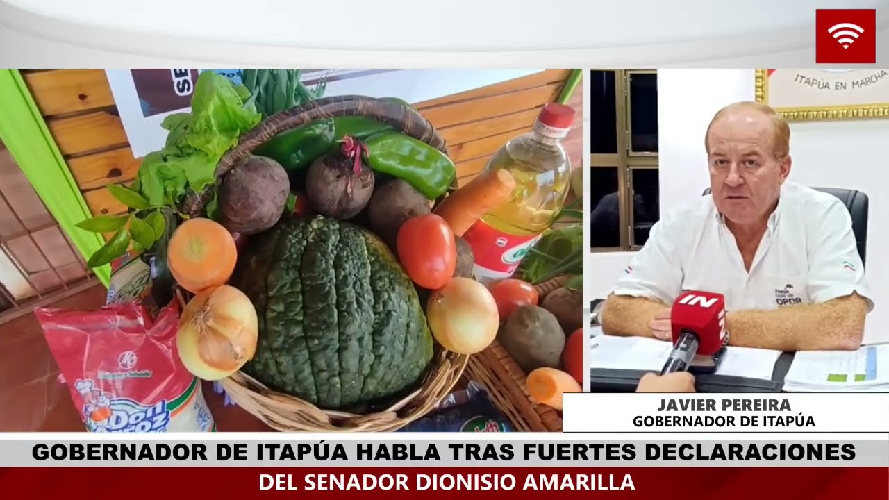 JAVIER PEREIRA: “NO ME AFECTA LO QUE DIJO EL SENADOR, NO TENGO TIEMPO”
