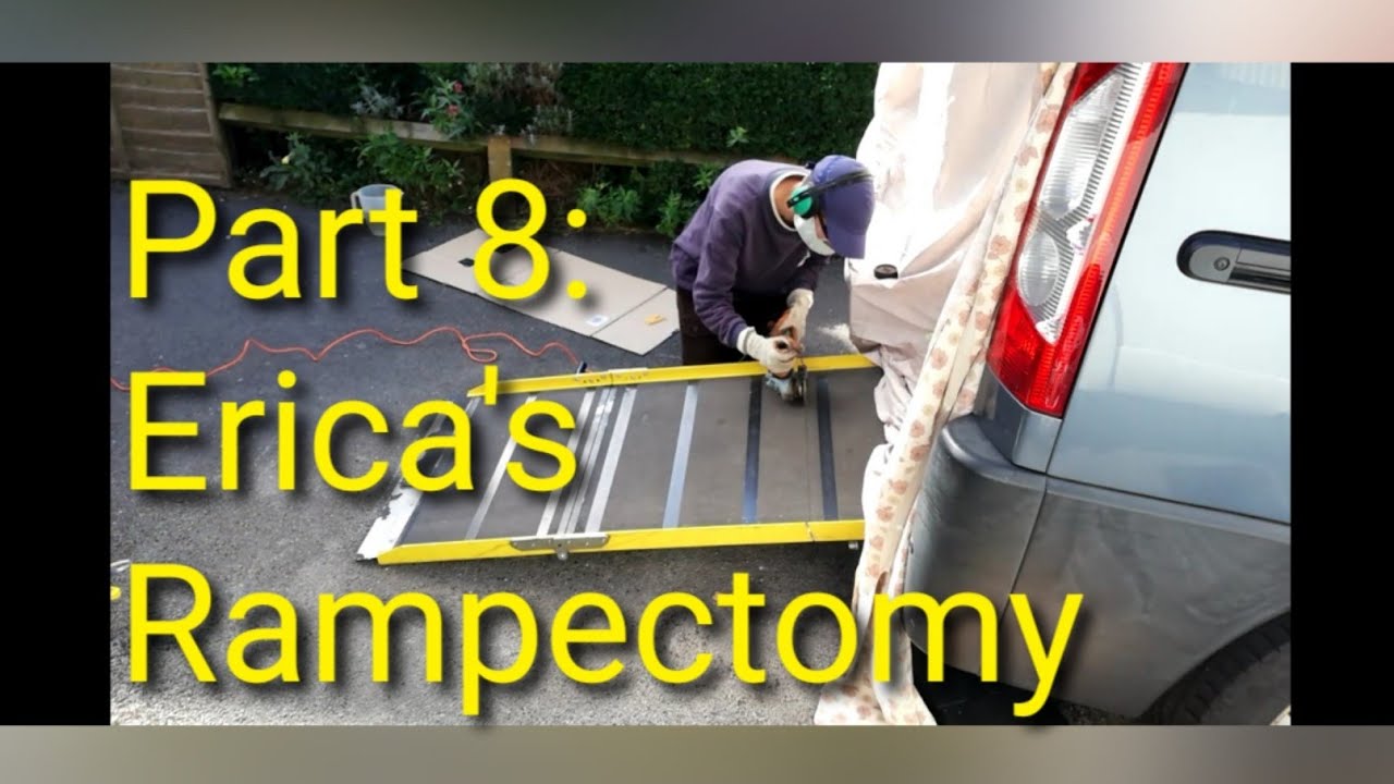 Переоборудование кемпера Peugeot Expert в вигвам — Часть 8 — Демонтаж пандуса для инвалидных колясок