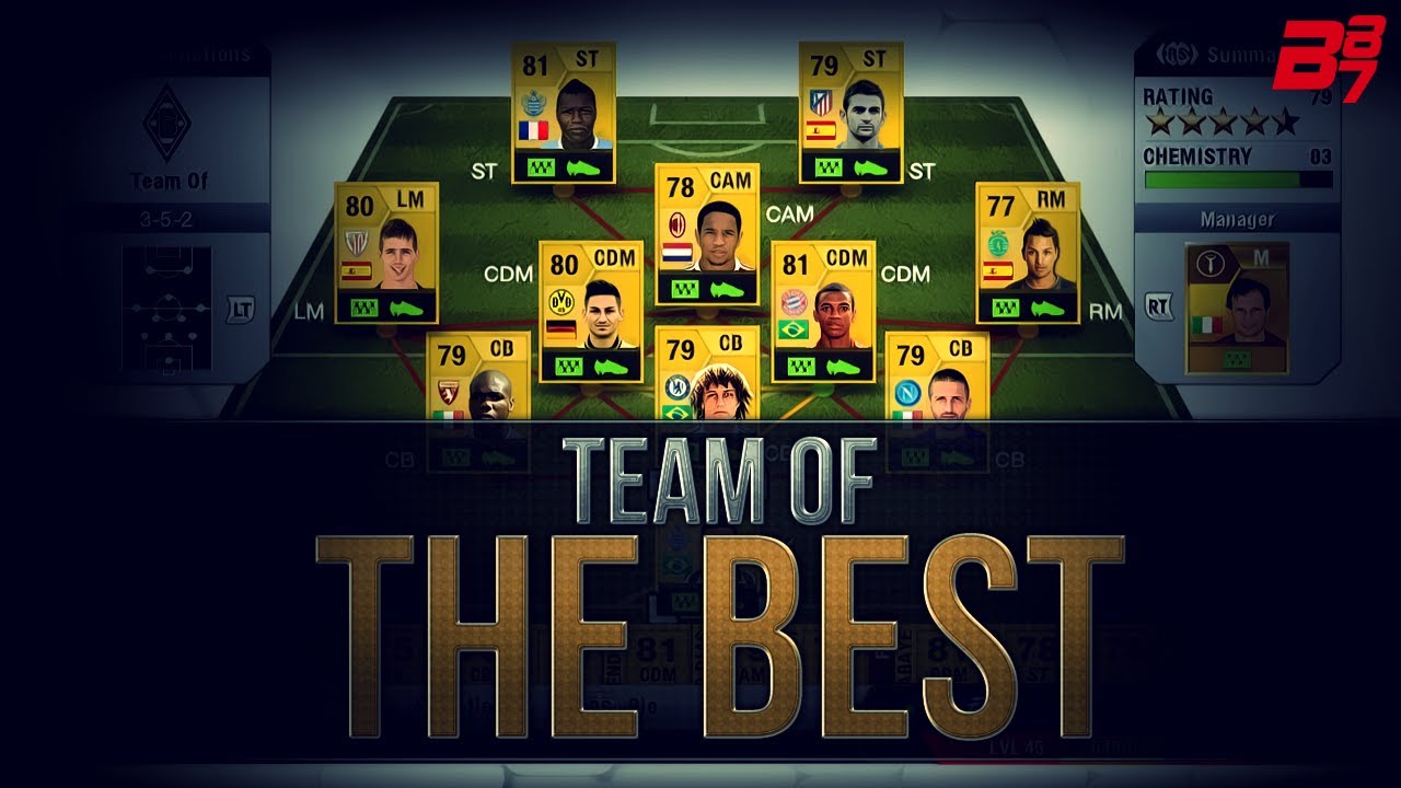 FIFA 13 Ultimate Team | Team Of The Best Non Rare Golds!