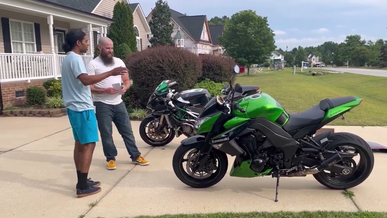 🐲 Trading my MV Agusta for a Kawasaki Z1000 MY FAVORITE BIKE NOW (Z1000 FOR LIFE)