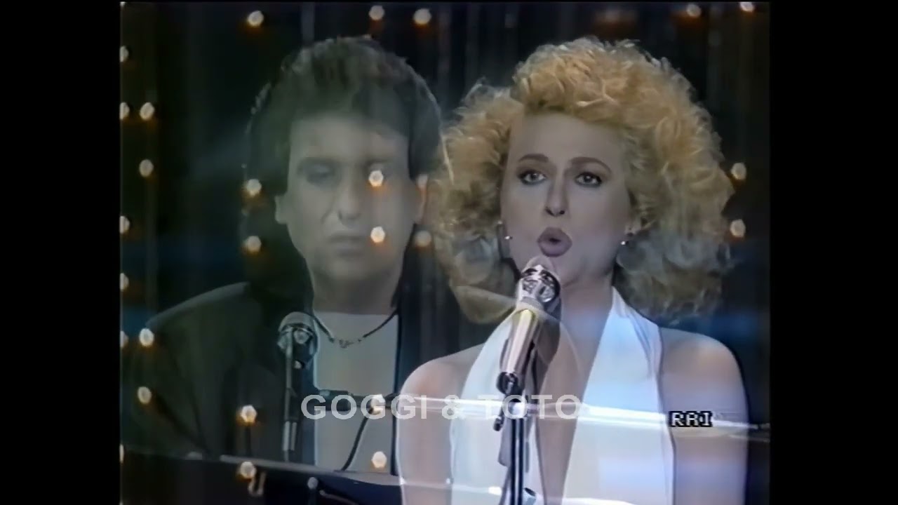 da CANZONISSIME 1987-Ospite Toto Cutugno da Loretta Goggi