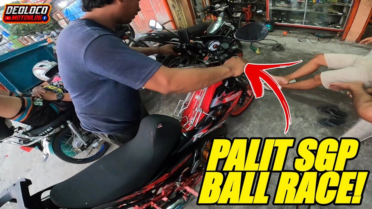 PALIT ALOG NA BALL RACE SA RAIDER 150 CARB SGP BRAND.