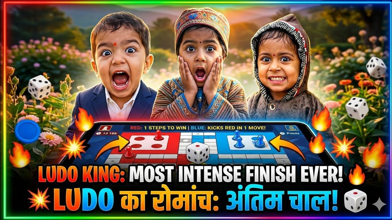 Ludo King: Most Intense Finish Ever! 🔥 #ludo #ludoking #game #gaming #video #shorts #viral #trending