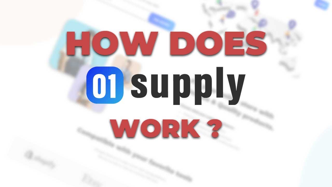 How does 01supply work for SUPPLIERS ? | Dropshipping Suppliers App