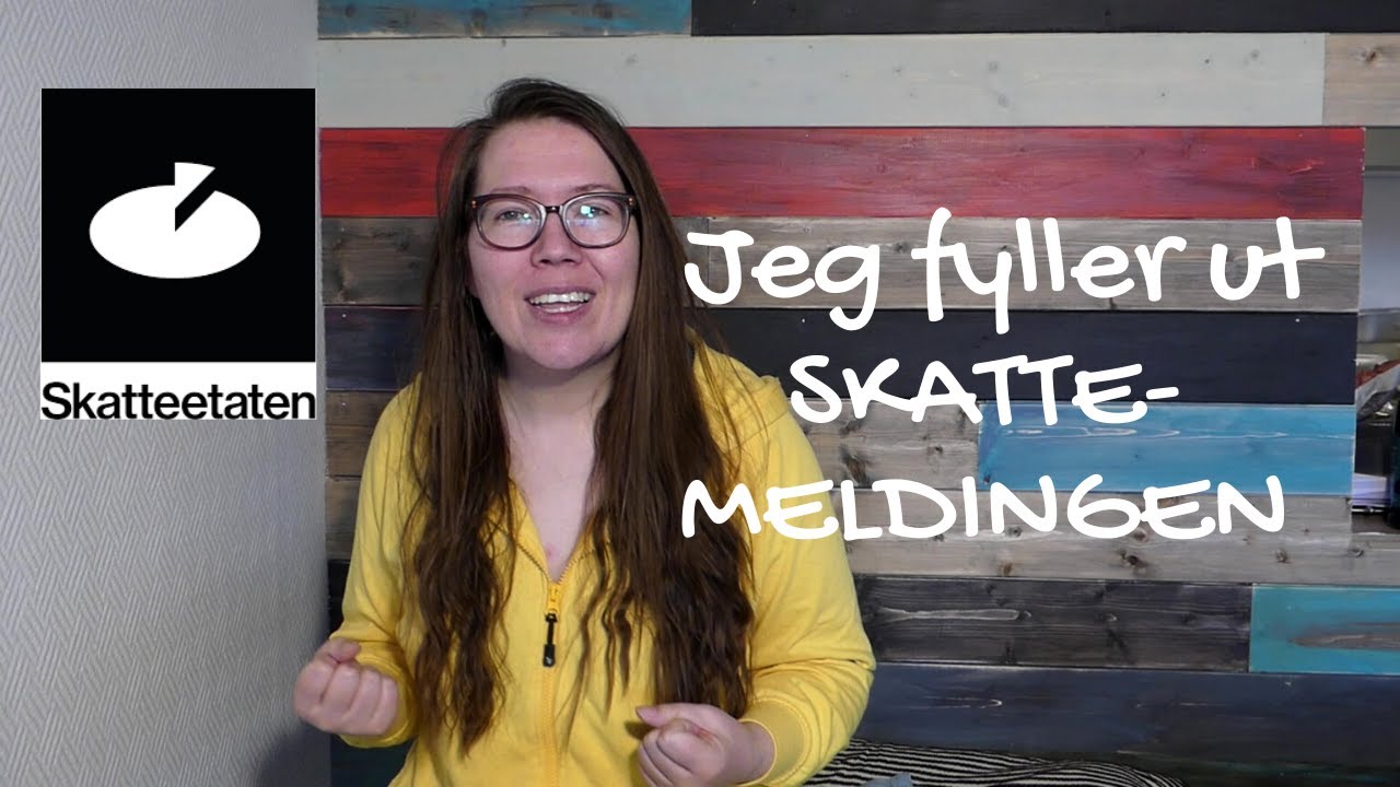 Jeg fyller ut skattemeldingen