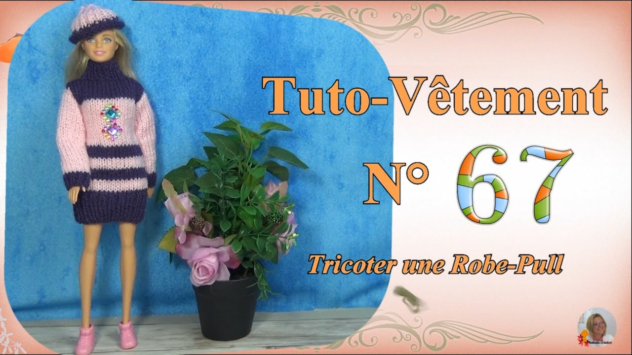 🥢 Tuto Vêtement N°67| 👗Tricoter une Robe-Pull