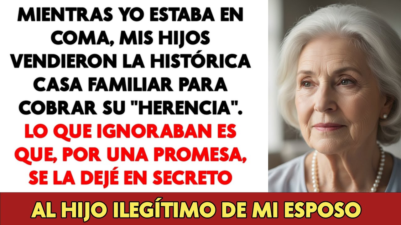 Mis hijos vendieron la casa familiar mientras yo estaba en coma, pero no sabían que se la heredé al.