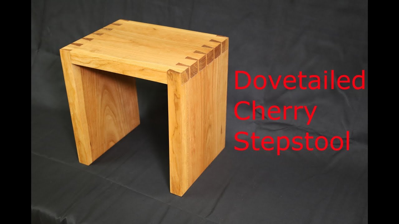 Dovetailed Cherry Stepstool