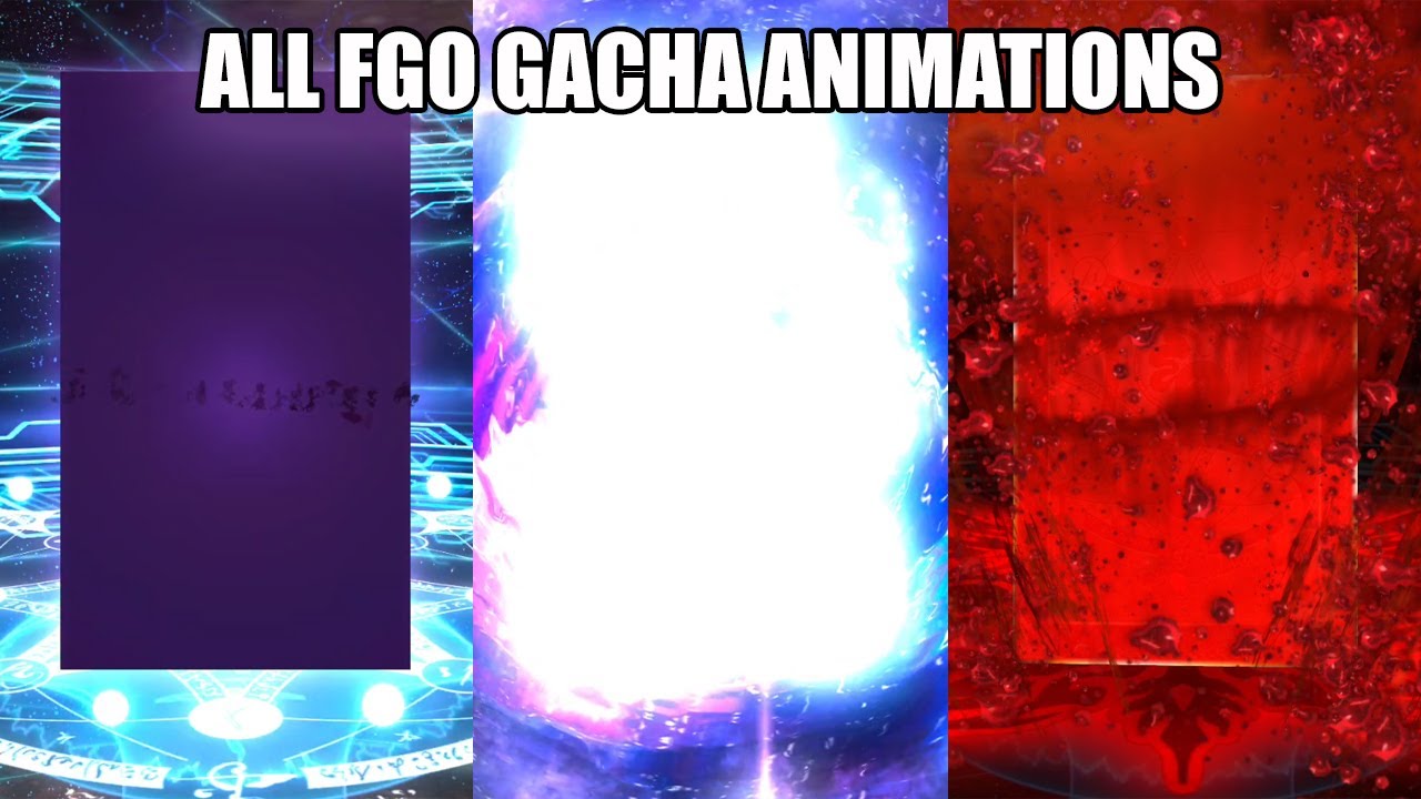FGO'S SUMMONING ANIMATIONS 🌈