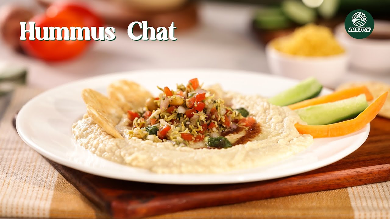 Hummus Chaat Recipe: The Silky, Tangy Mediterranean-Desi Fusion 🥙 (हम्मस चाट)
