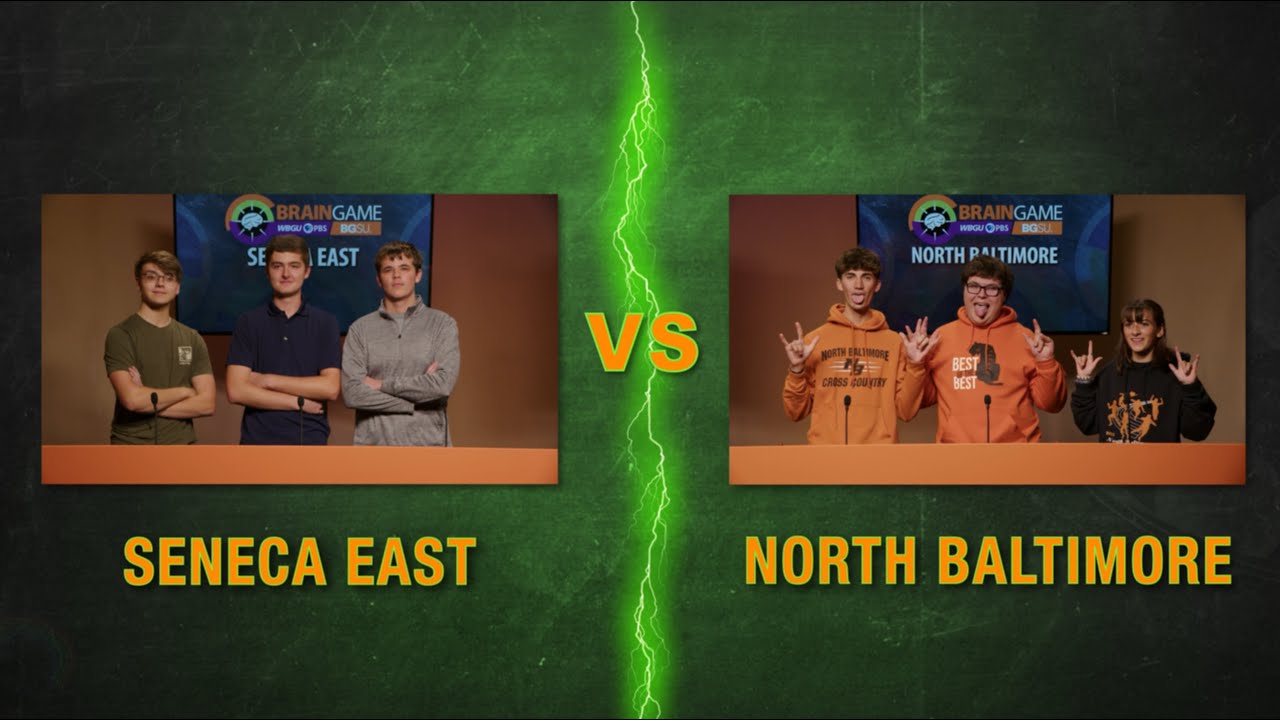 Seneca East vs North Baltimore- BGSU Brain Game 1307