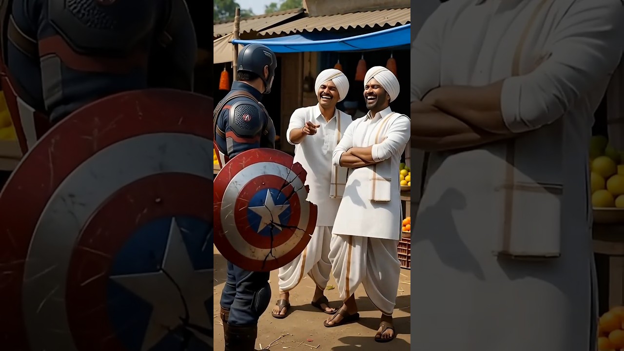 Captain america ka udaya majak part-2 @marvel  