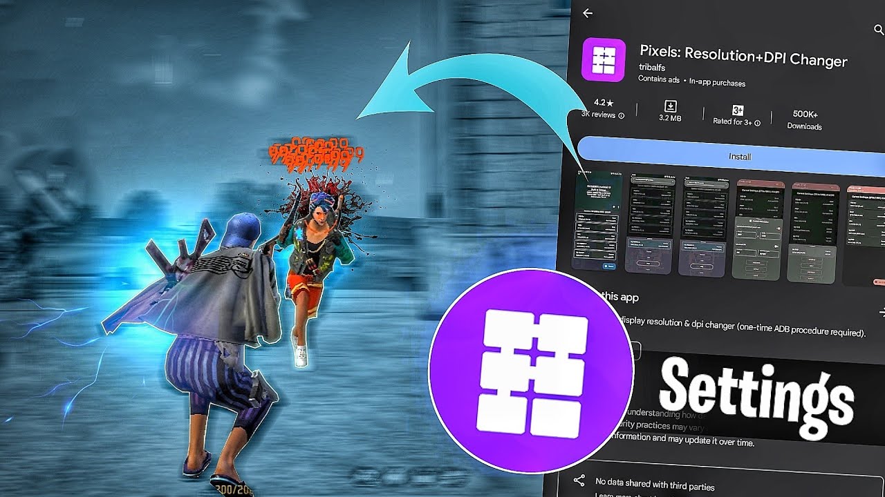 Pixels resolution+dpi Changer || 0% Recoil  😱 @DarkTipsff