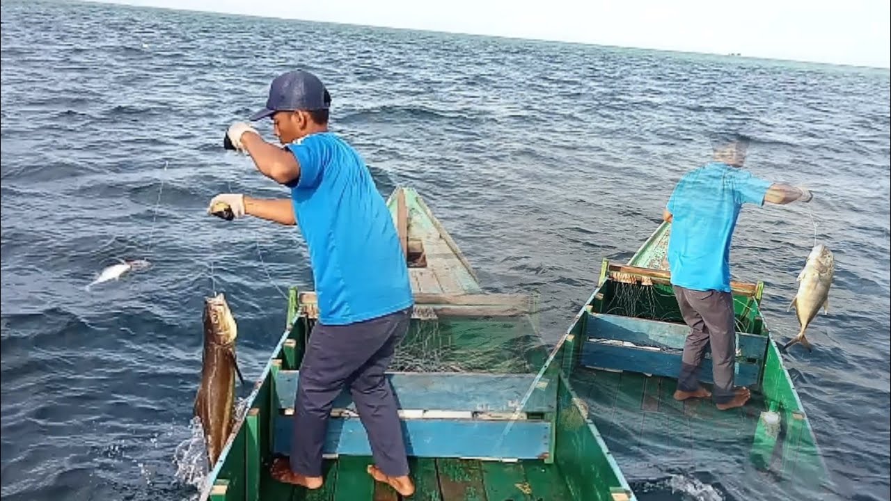 MERAWAI menggunakan teknik gantung || berbagai jenis ikan di taklukkan