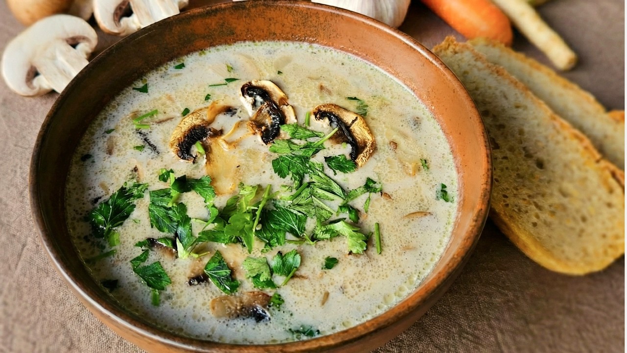 Easy Mushroom Soup to Warm Your Winter Night