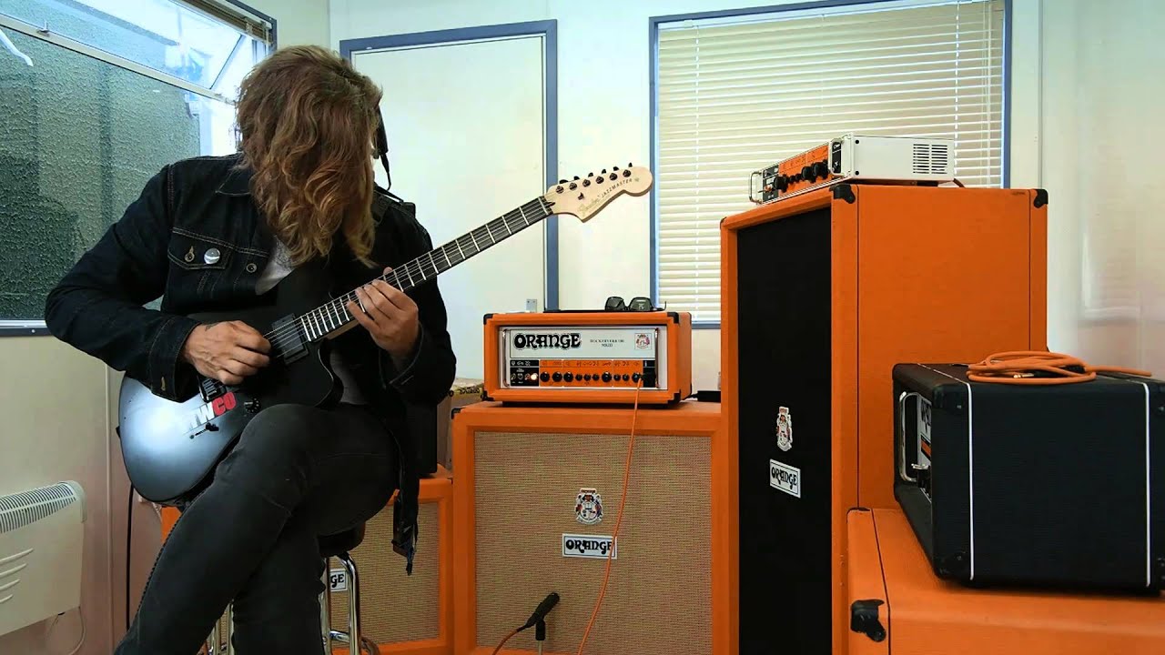Джим Рут впервые пробует гитарный усилитель Orange Rockerverb 100 MKIII.