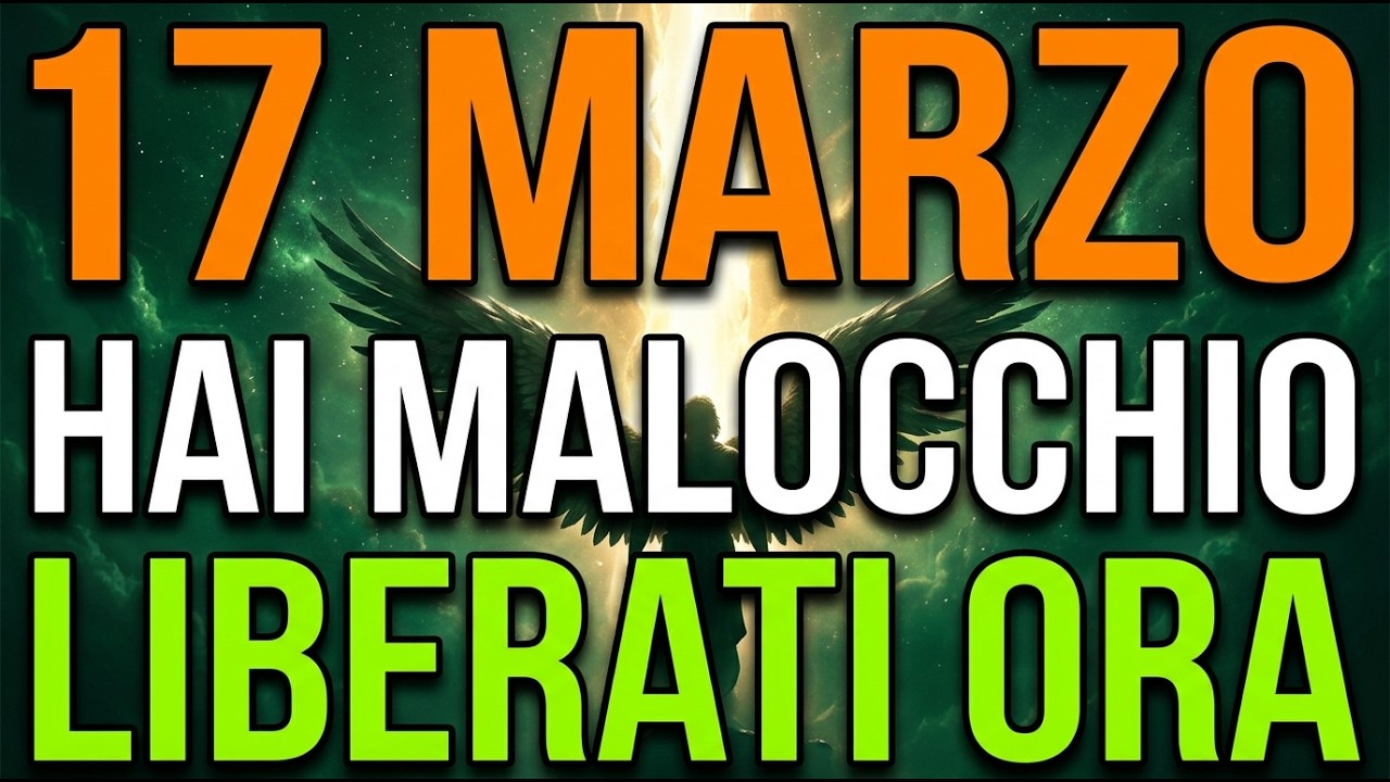 SAN MICHELE AVVERTE: OGGI 17 MARZO HAI UN MALOCCHIO. SE SCORRI ORA, LA TUA FORTUNA FINISCE.