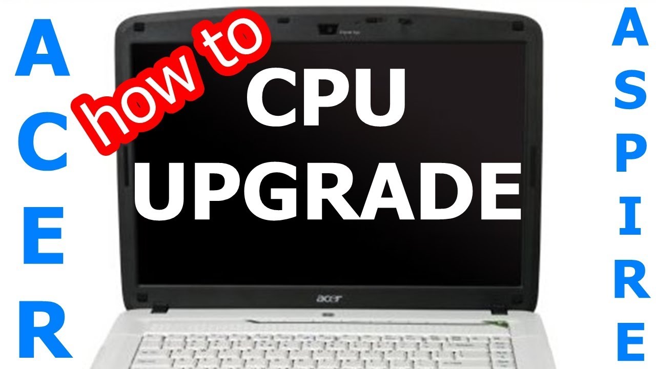 How to upgrade the CPU for Acer Aspire 5315 laptop Ep.227