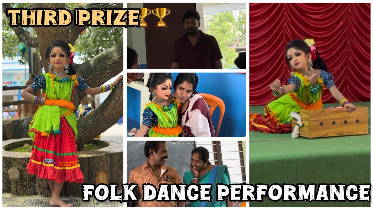 FOLK DANCE PERFORMANCE 🏅🏅SHE GOT THIRD PRIZE🏆🏆🏆