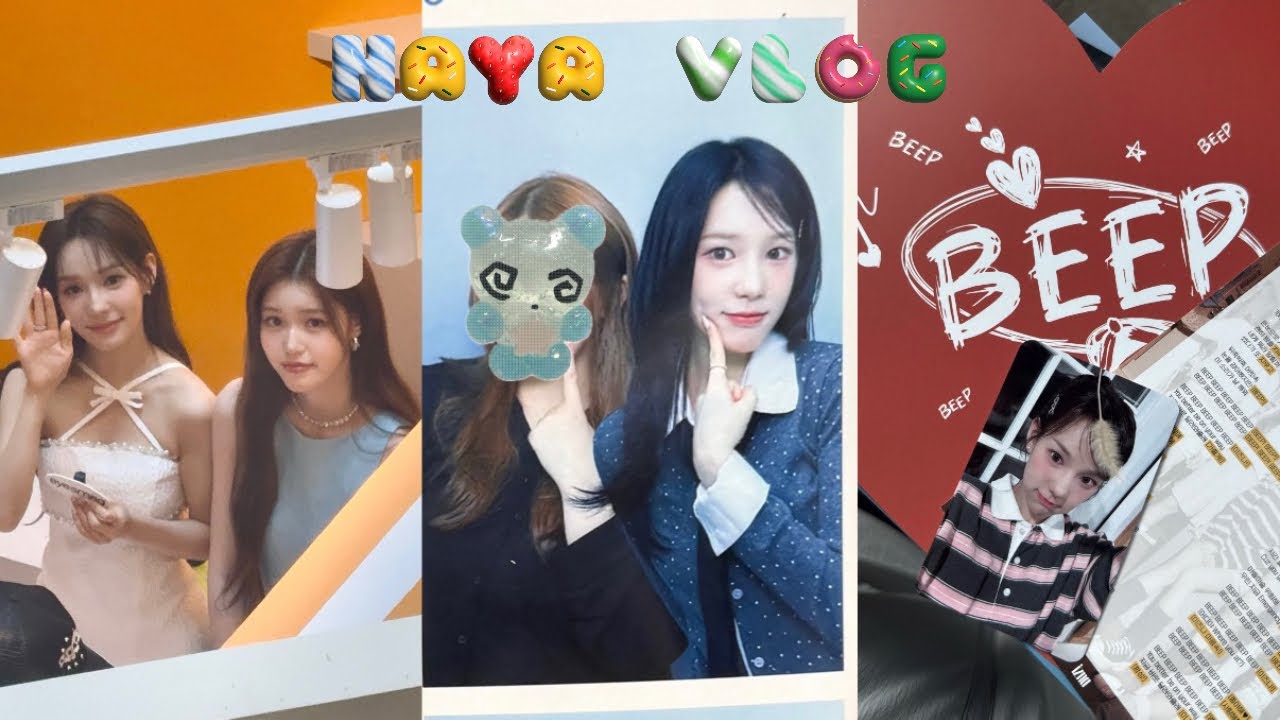 [나야 브이로그] BEEP 활동기 시작했다 뛰어보자 | ➀ 사녹 2번 ➁ 케이콘 하루필름 ➂ 아쿠아디파르마 포토콜 | 라뷰단 | 덕질로그