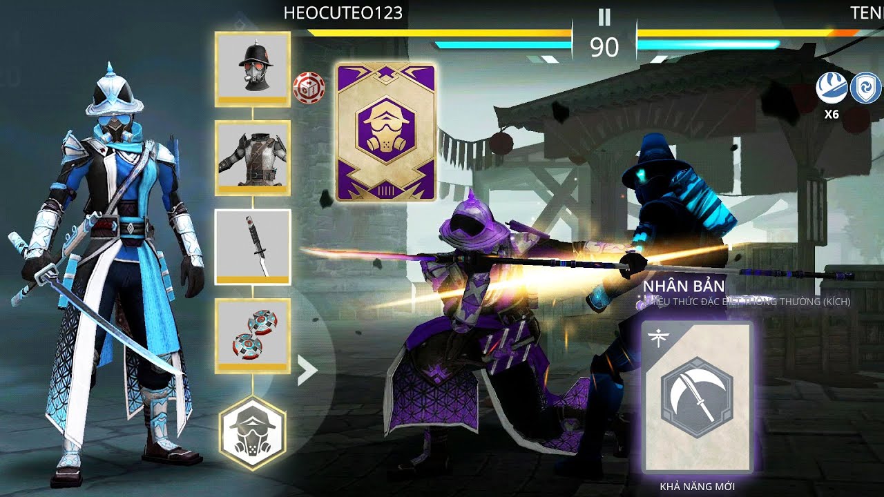 Shadow Fight 3: New Anomaly Hunter Set & Naginata Special Move - Market Madness Event