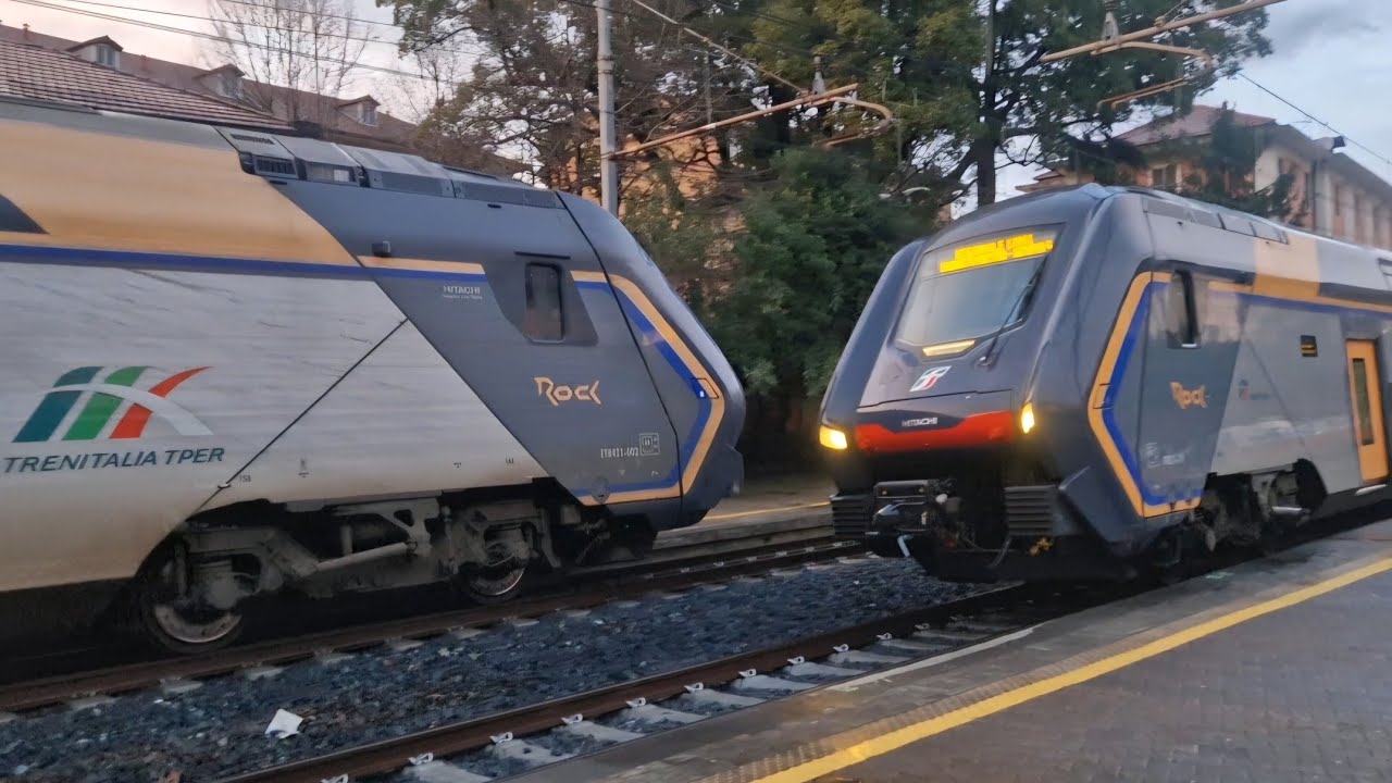 WINDOW RIDE TRENO REGIONALE ROCK ETR521 119 DA BUSALLA A GENOVA PONTEDECIMO (3su3) 