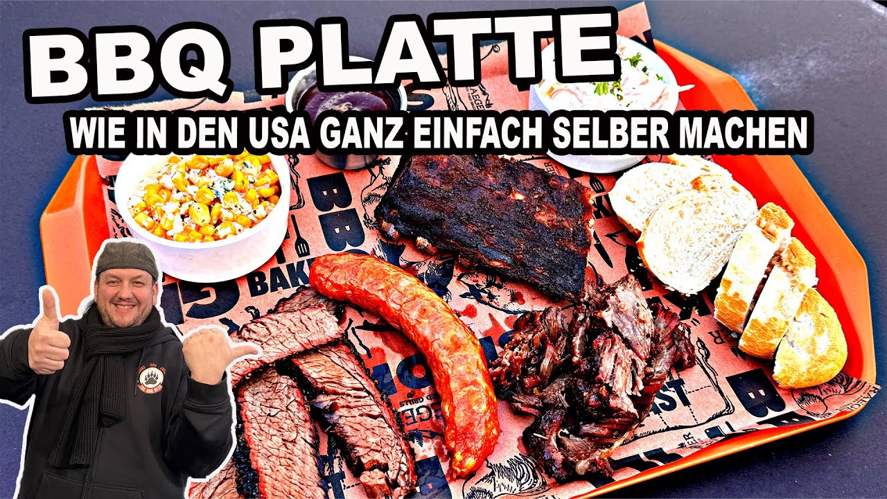 BBQ Platte / Grillplatte  wie in den USA  in richtig geil so gehts | The BBQ BEAR