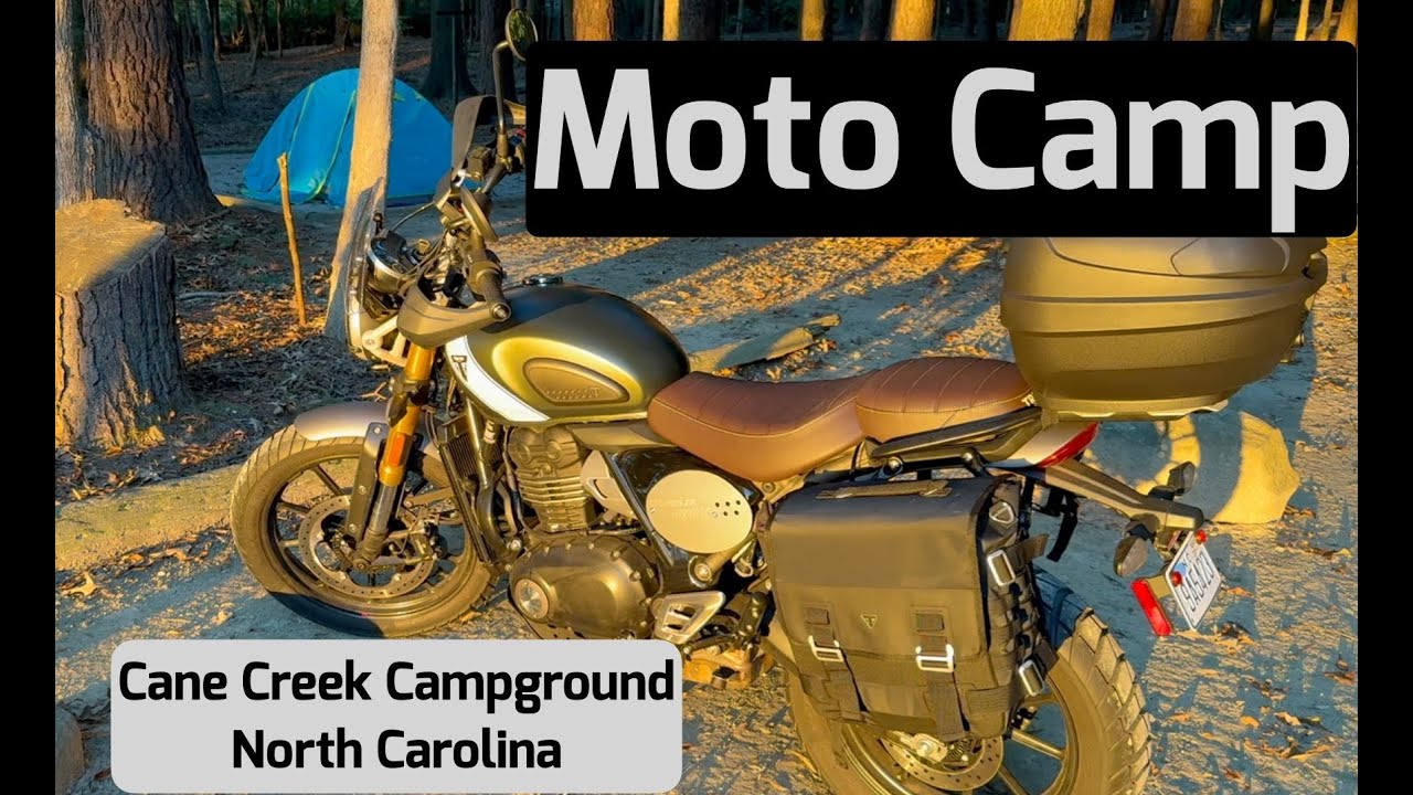 Moto Camp - Testing my gear - Triumph Scrambler 400X