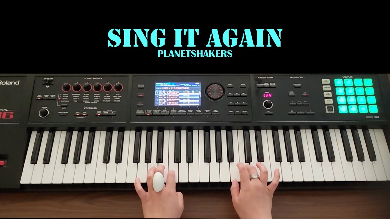 Sing it Again (Official Live) - Planetshakers | #DGospelMuso Keyboard Cover with Lyrics