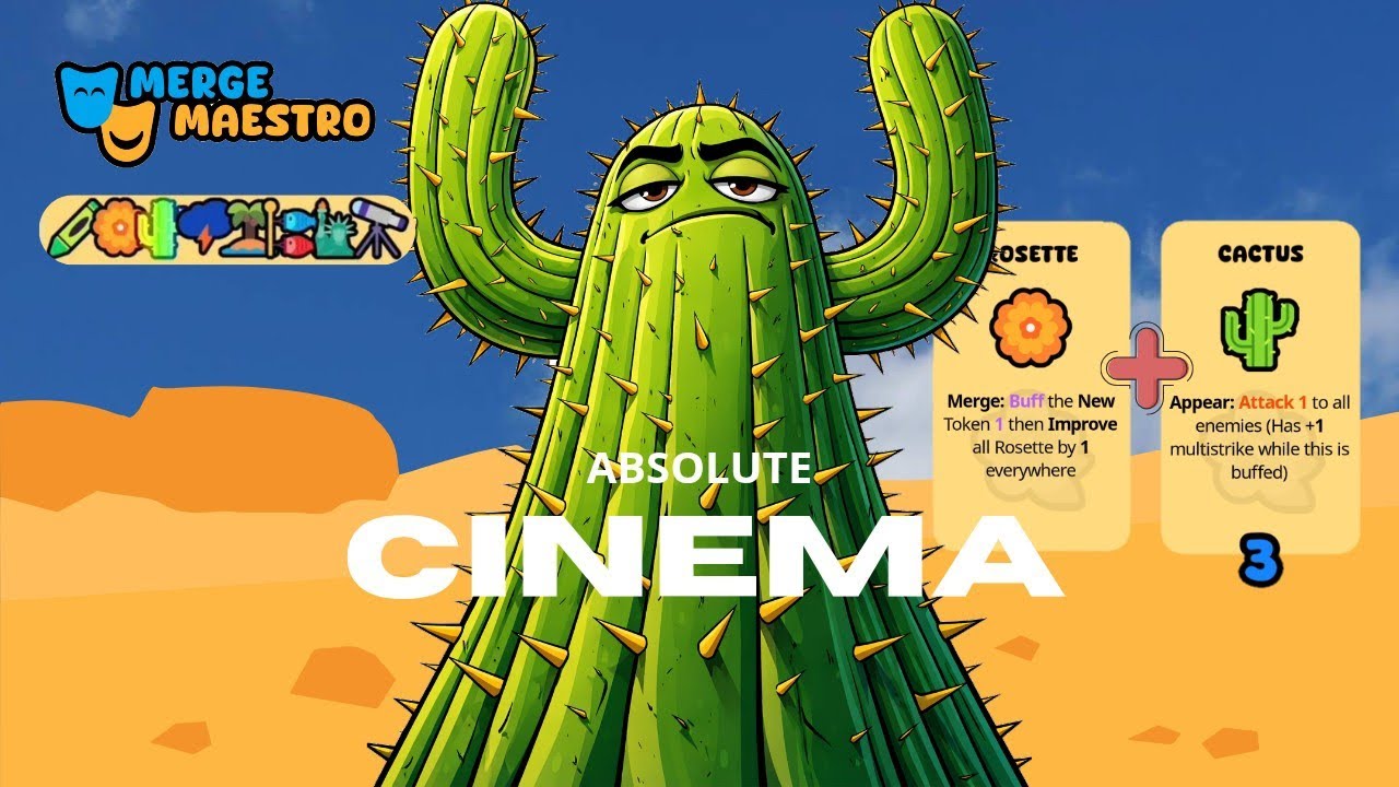 Build Wabah Bunga Cactus Bukan Kaleng-Kaleng | Merge Maestro