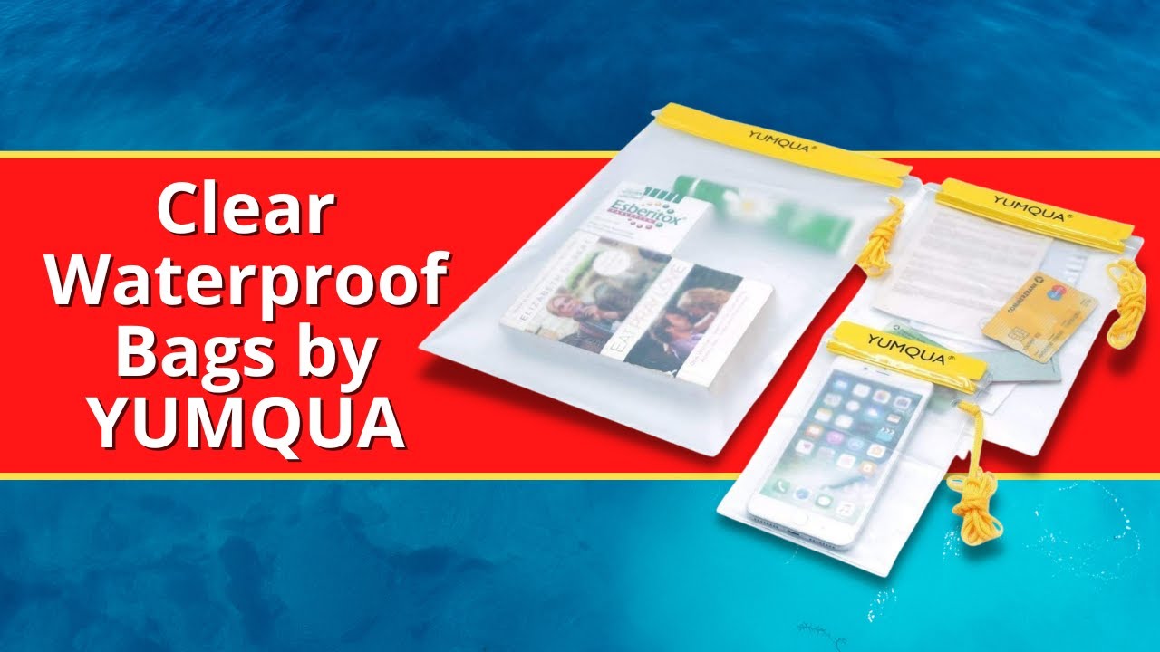 Clear Waterproof Bags by YUMQUA