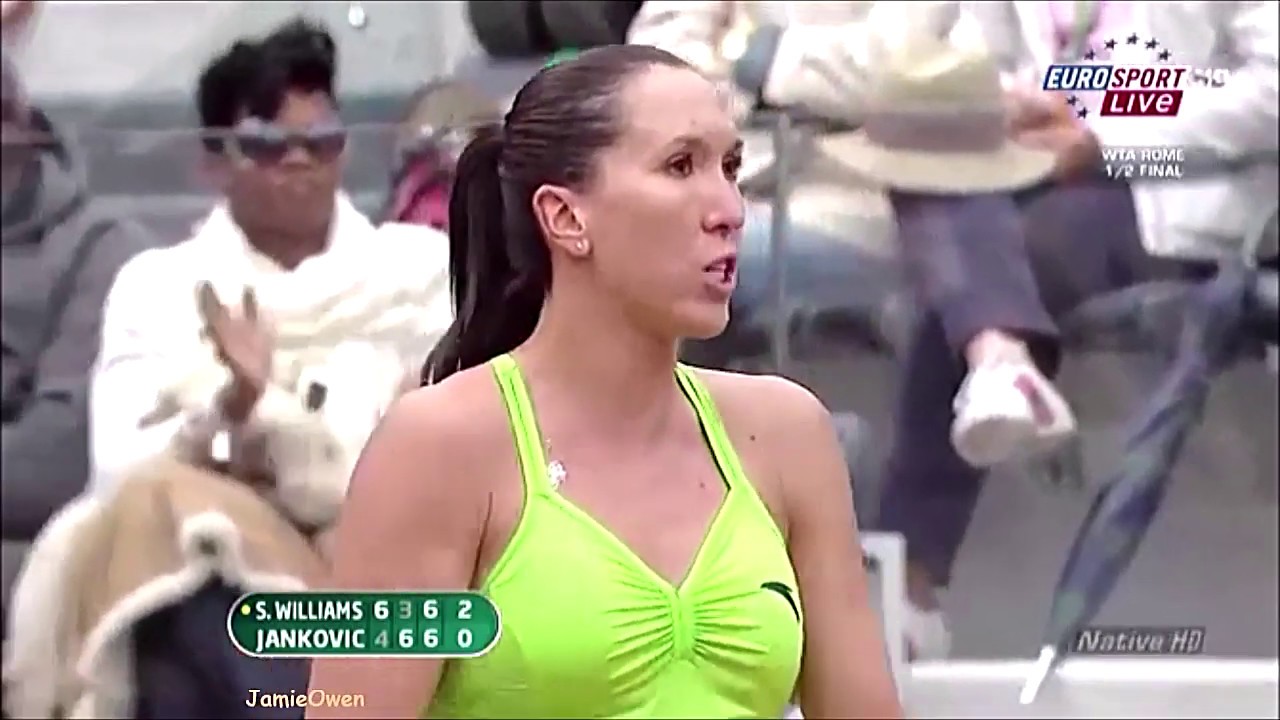 Serena Williams vs Jelena Jankovic 2010 Rome SF Highlights