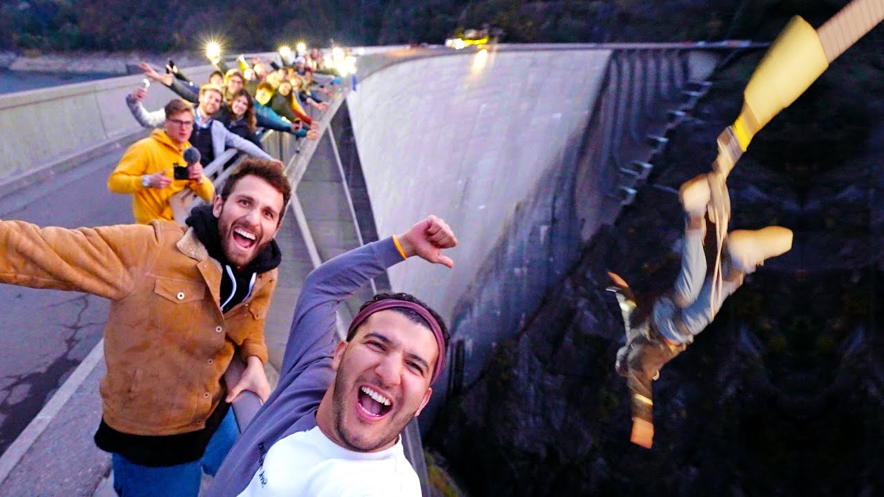 Jumping the World’s Highest Bungee Jump at Night (with 50 subscribers)