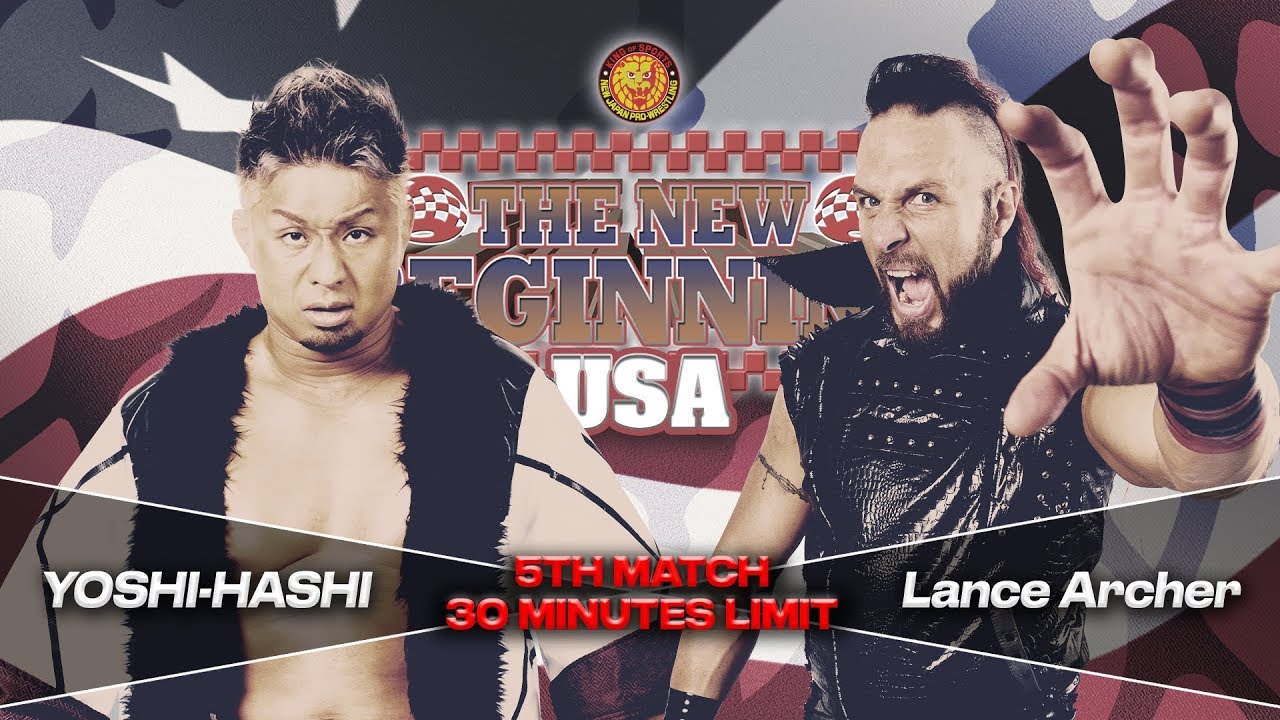 FREE MATCH YOSHI-HASHI vs Lance Archer The New Beginning USA 2020