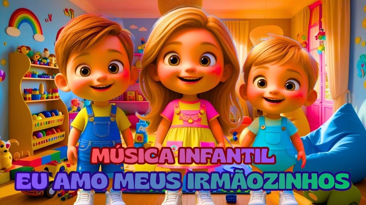Eu Amo Meus Irm&atilde;ozinhos! ❤️ M&uacute;sica Infantil Gospel sobre Fam&iacute;lia e Amor de Jesus | TURMINHA DE DEUS