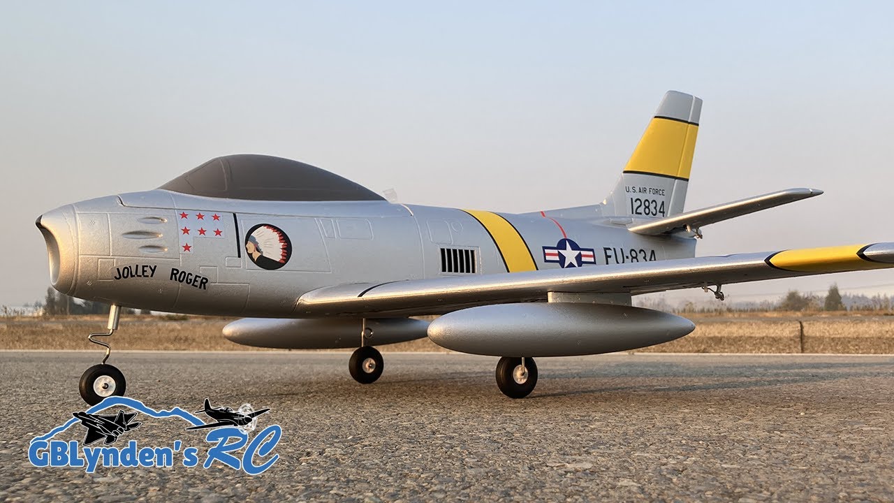 Sunrise Maiden Flight Review | Arrows RC F-86 Sabre 64mm EDF Jet