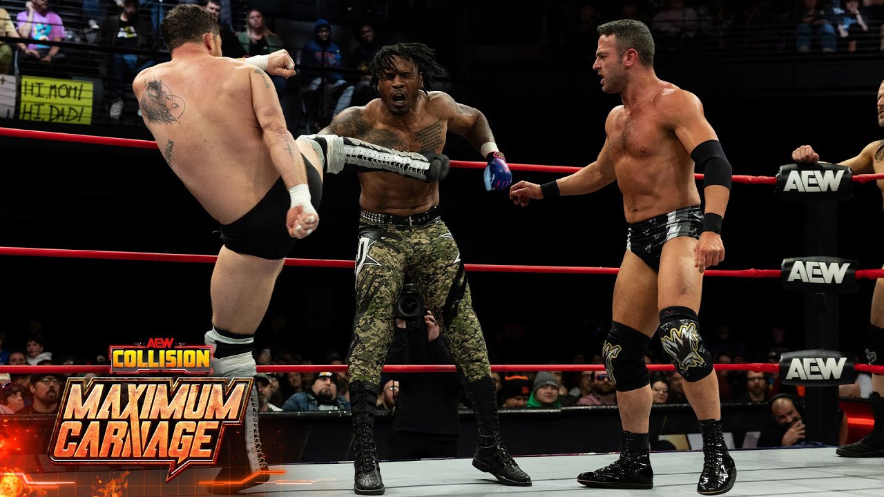 A recently reunited Undisputed Kingdom vs STP in Trios action! | 1/18/25 AEW Collision