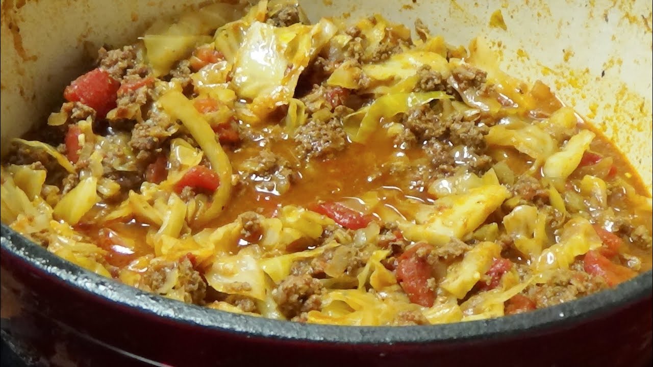 Recipe for Unstuffed Cabbage Casserole Using Ground Chuck